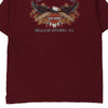 Vintage burgundy Harley Davidson T-Shirt - mens xx-large