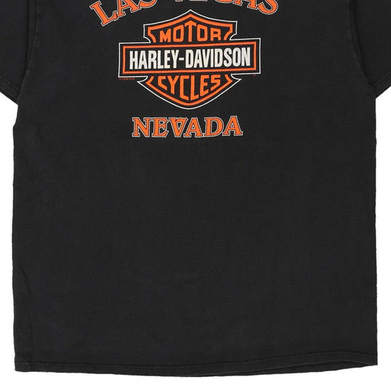 Vintage black Las Vegas Nevada Harley Davidson T-Shirt - mens x-large