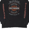 Vintage black Parryville PA Harley Davidson Long Sleeve T-Shirt - mens x-large