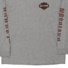 Vintage grey Wisconsin Harley Davidson Long Sleeve T-Shirt - mens x-large