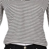 Vintage black & white Guess Bardot Top - womens medium