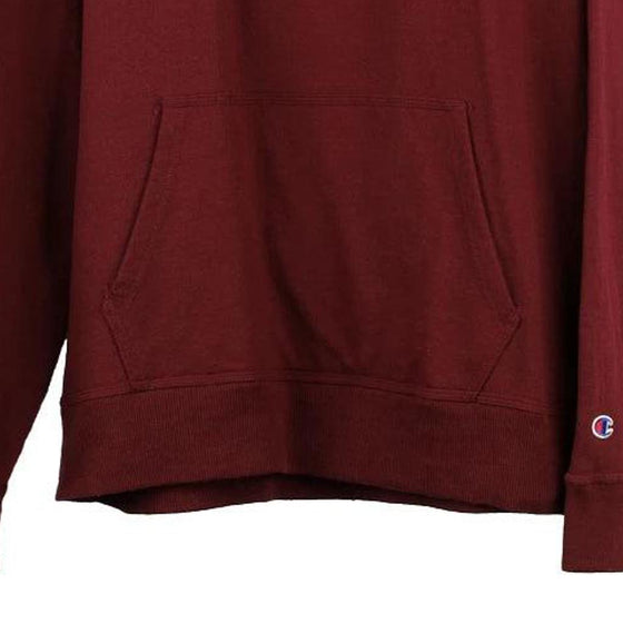 Vintage burgundy Champion 1/4 Zip - mens x-large