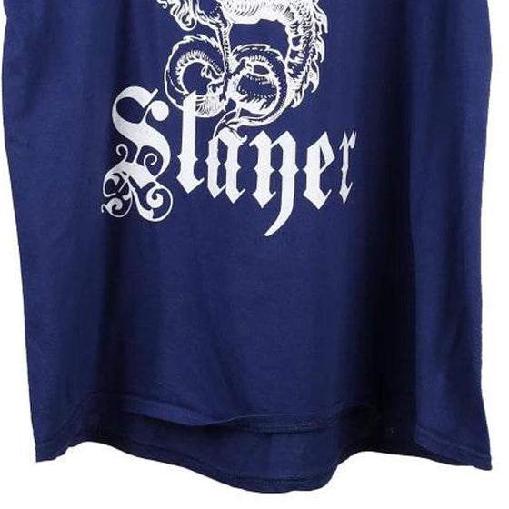 Vintage blue Dragon Slayer Port & Company T-Shirt - mens x-large