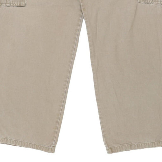 Vintage cream Rework Carhartt Cargo Trousers - mens 38" waist