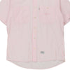 Vintage pink Levis Short Sleeve Shirt - mens medium