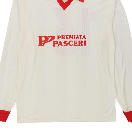 Vintage white Premiata Pasceri Unbranded Football Shirt - mens x-large