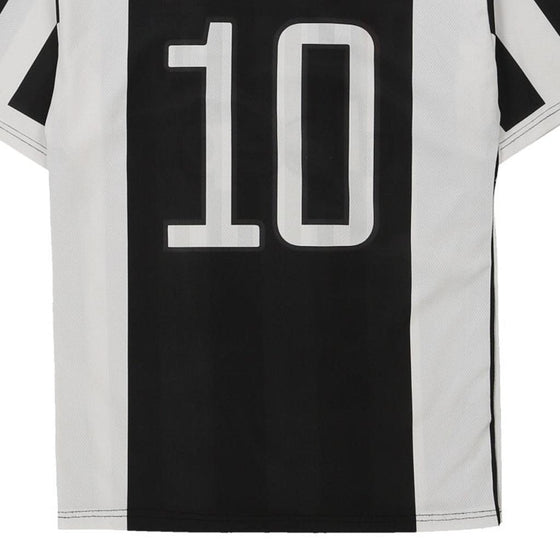 Vintage black & white Juventus Replica Football Shirt - mens small