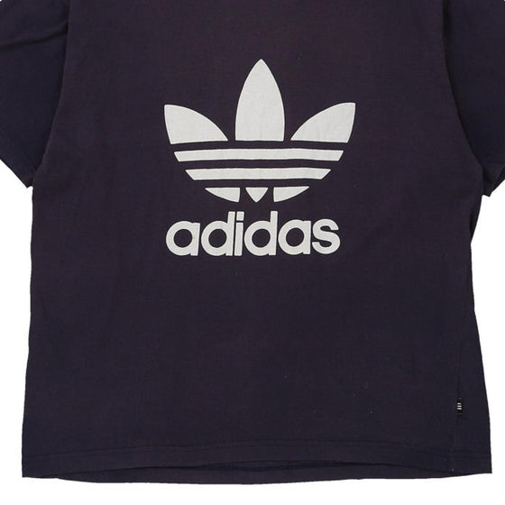 Vintage navy Adidas T-Shirt - mens xx-large