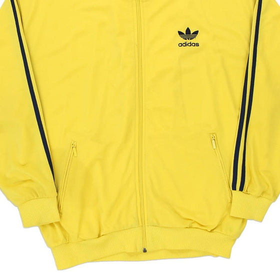 Vintage yellow Adidas Track Jacket - mens large