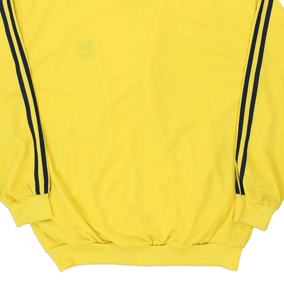 Vintage yellow Adidas Track Jacket - mens large