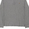 Vintage grey Ralph Lauren 1/4 Zip - mens x-large