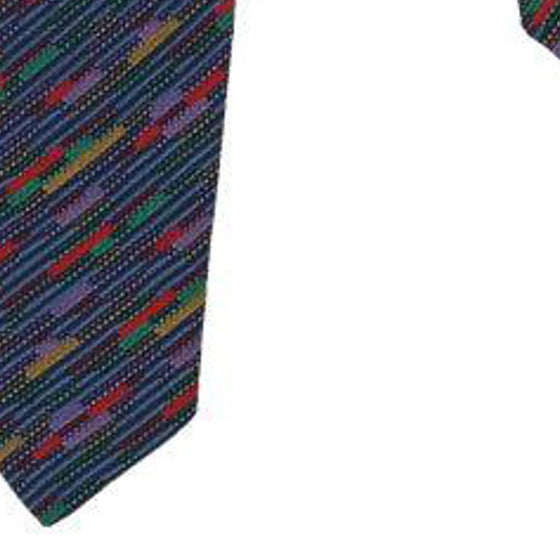 Vintage blue Missoni Tie - mens no size