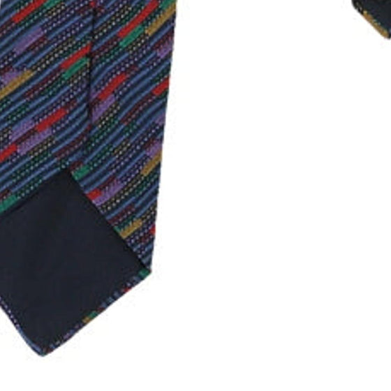 Vintage blue Missoni Tie - mens no size