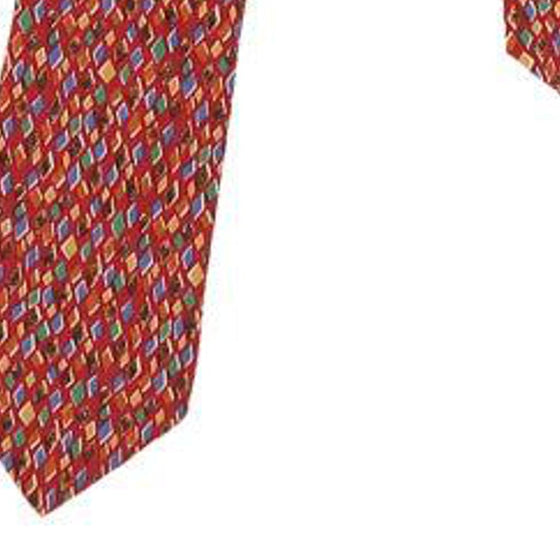 Vintage red Cacharel Tie - mens no size