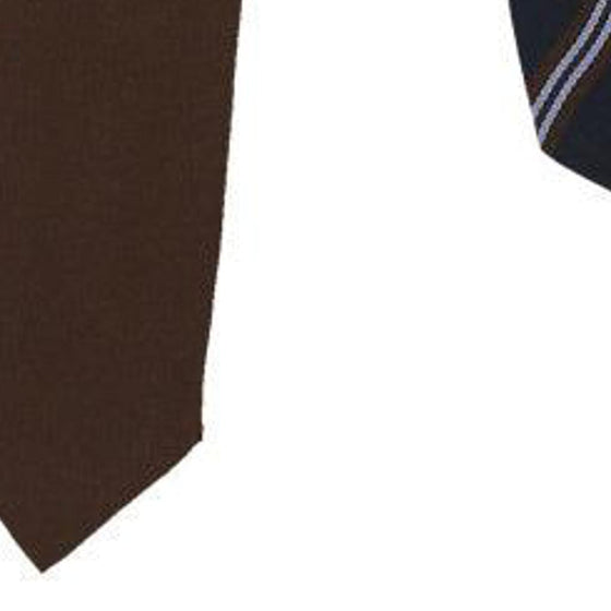 Vintage brown Les Copains Tie - mens no size