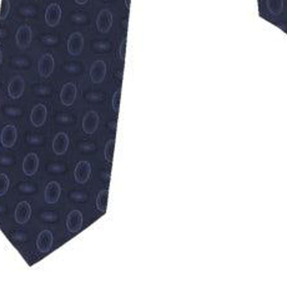 Vintage blue Romeo Gigli Tie - mens no size