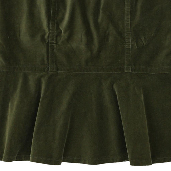 Max Mara Skirt - 28W UK 8 Green Cotton