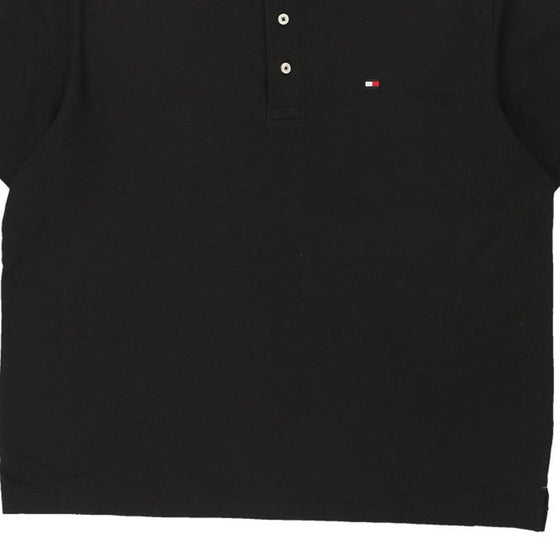 Vintage black Tommy Hilfiger Polo Shirt - mens large