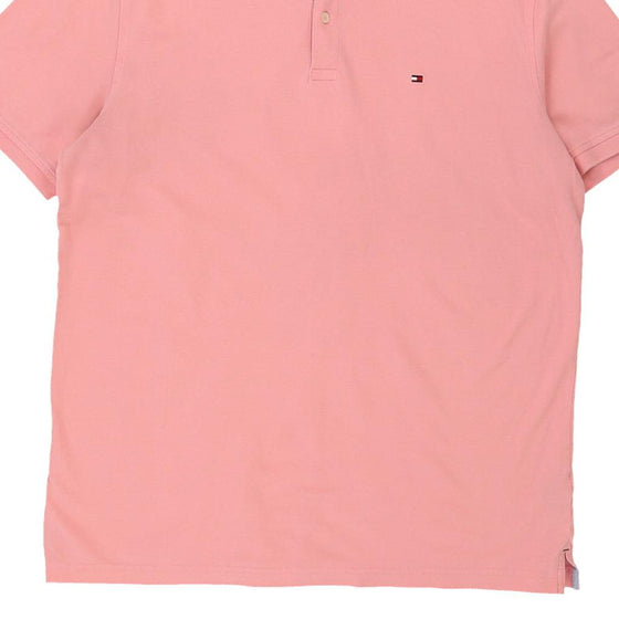 Vintage pink Tommy Hilfiger Polo Shirt - mens xx-large