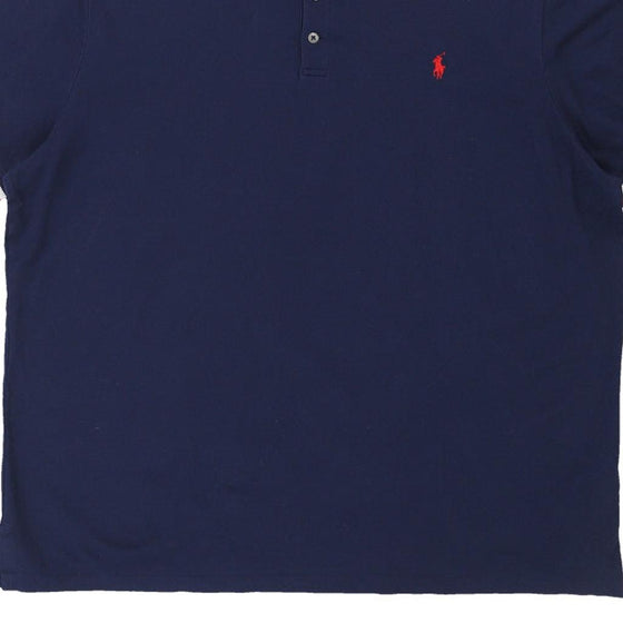 Vintage navy Polo Ralph Lauren Polo Shirt - mens xx-large