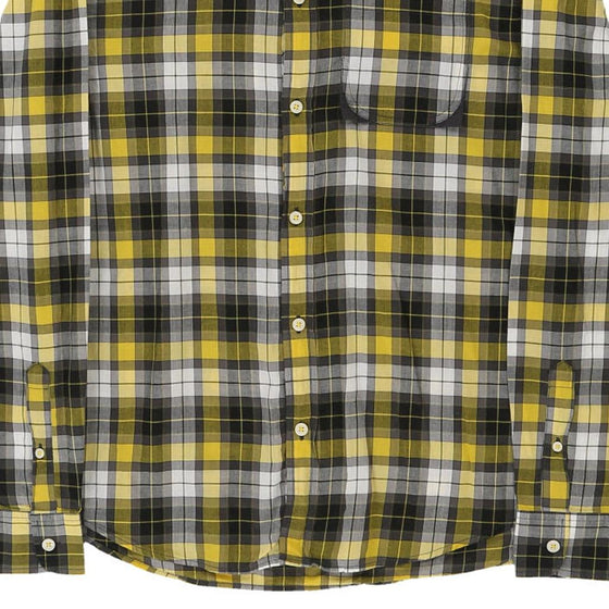 Vintage yellow Armani Shirt - mens medium