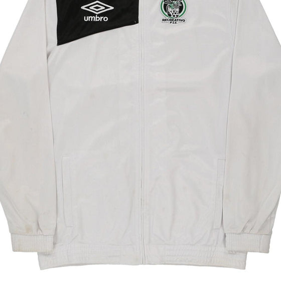 Vintage white Recreativo  Umbro Track Jacket - mens x-large