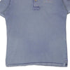 Vintage blue Napapijri Polo Shirt - mens large