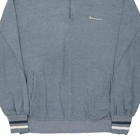 Vintage grey Champion 1/4 Zip - mens x-large