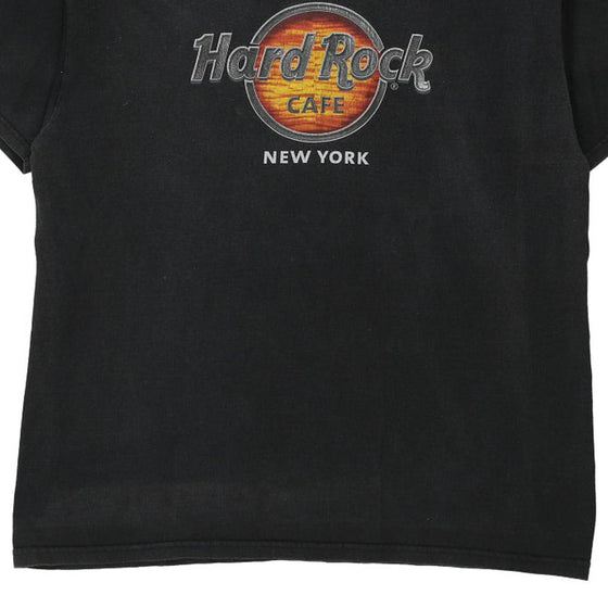 Pre-Loved black New York Hard Rock Cafe T-Shirt - mens large