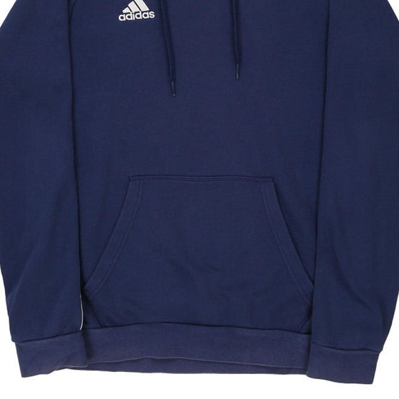 Vintage navy Adidas Hoodie - mens medium