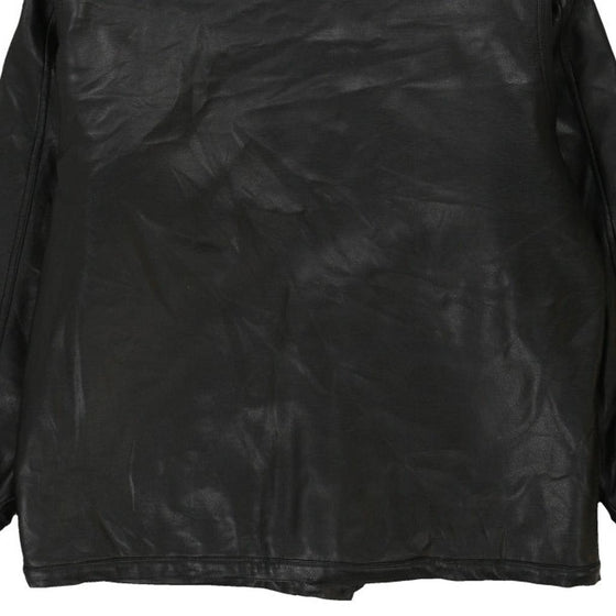 Vintage black 5 Leather Jacket - mens x-large