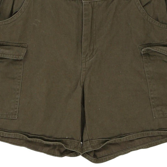 Pre-Loved khaki Noisy May Cargo Shorts - womens 27" waist