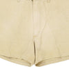 Vintage cream Fade Out Denim Shorts - womens 30" waist