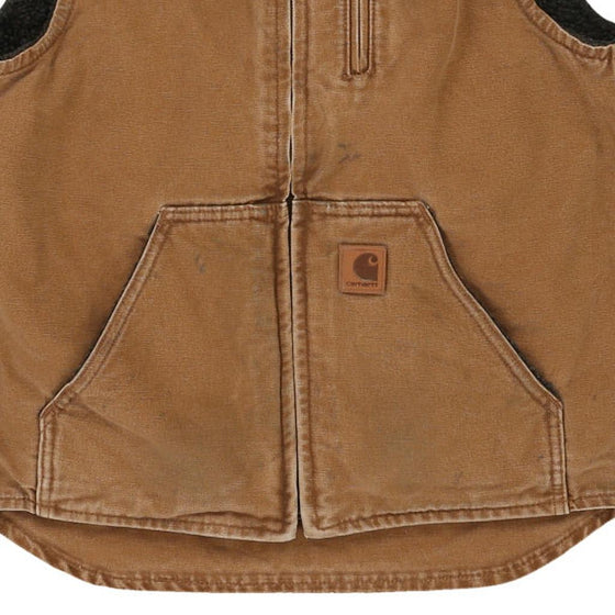 Vintage brown Carhartt Gilet - mens small