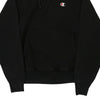 Vintage black Reverse Weave Champion Hoodie - mens small