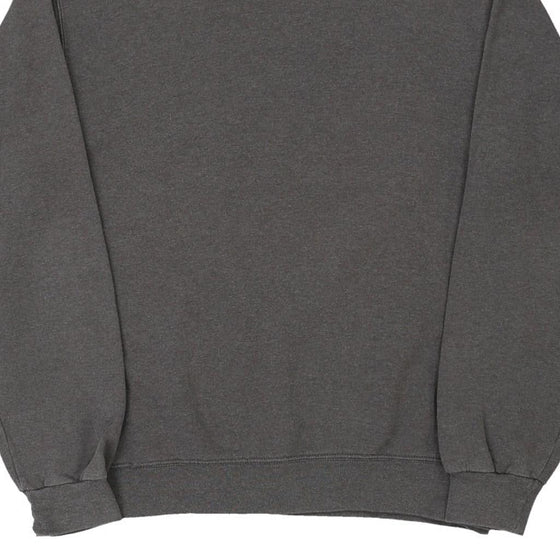 Vintage grey Fruit Of The Loom Sweatshirt - mens medium