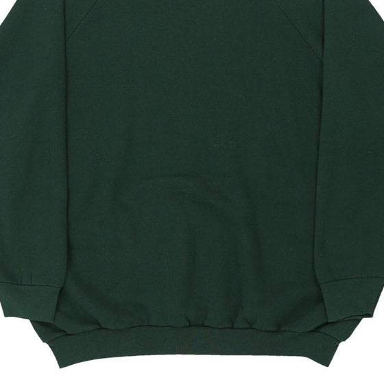 Vintage green Made in USA Fruit Of The Loom Sweatshirt - womens x-large