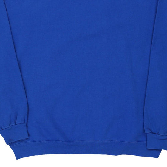 Vintage blue Fruit Of The Loom Sweatshirt - mens x-large