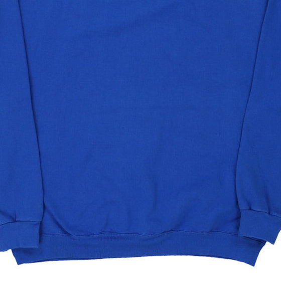 Vintage blue Fruit Of The Loom Sweatshirt - mens x-large