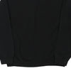 Vintage black Fruit Of The Loom Sweatshirt - mens medium