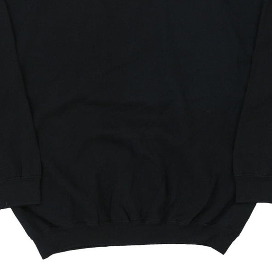 Vintage black Gildan Sweatshirt - mens x-large