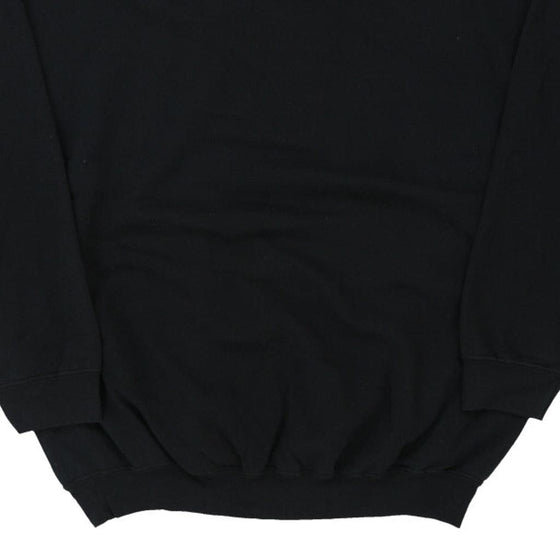 Vintage black Gildan Sweatshirt - mens x-large