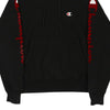 Vintage black Reverse Weave Champion Hoodie - mens small