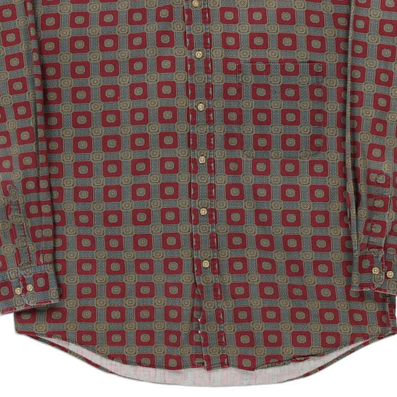 Vintage multicoloured Natural Issue Patterned Shirt - mens large