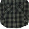 Vintage green Stillwater Supply Flannel Shirt - mens large