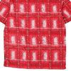 Vintage red Jet Patterned Shirt - mens medium