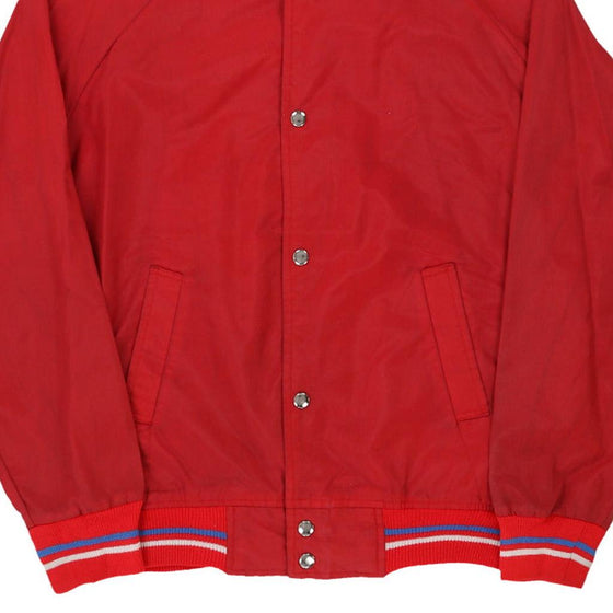 Vintage red Van Heusen Baseball Jacket - mens medium