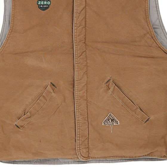 Vintage beige Bulwark Gilet - mens xx-large