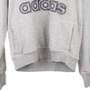 Vintage grey Adidas Hoodie - mens large