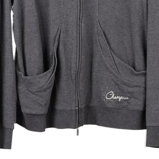 Vintage grey Champion Zip Up - womens x-large